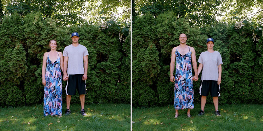 Couples Switch Outfits In Playful, Gender-Bending Photo Series By Hana Pesut (31 pics) Couples Switch Outfits In Playful, Gender-Bending Photo Series By Hana Pesut (31 pics)