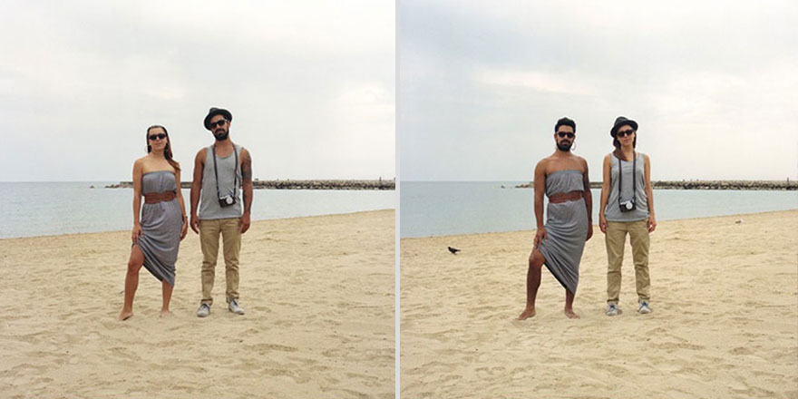 Couples Switch Outfits In Playful, Gender-Bending Photo Series By Hana Pesut (31 pics) Couples Switch Outfits In Playful, Gender-Bending Photo Series By Hana Pesut (31 pics)