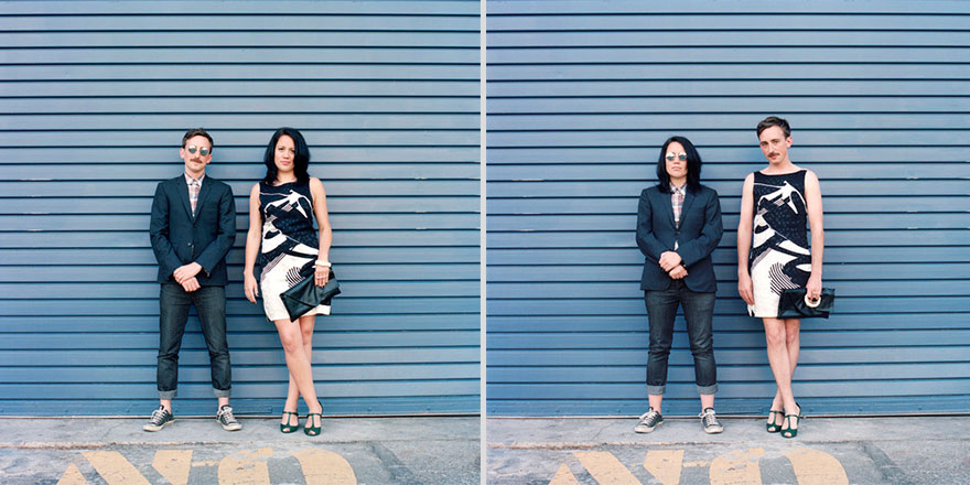 Couples Switch Outfits In Playful, Gender-Bending Photo Series By Hana Pesut (31 pics) Couples Switch Outfits In Playful, Gender-Bending Photo Series By Hana Pesut (31 pics)