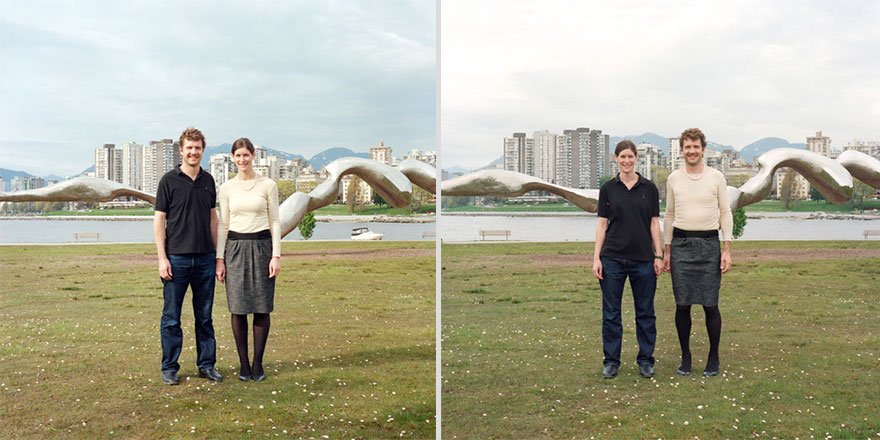 Couples Switch Outfits In Playful, Gender-Bending Photo Series By Hana Pesut (31 pics) Couples Switch Outfits In Playful, Gender-Bending Photo Series By Hana Pesut (31 pics)