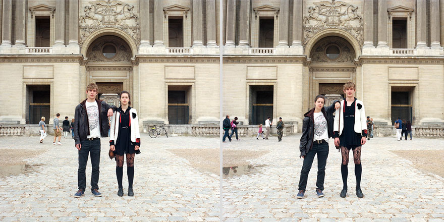 Couples Switch Outfits In Playful, Gender-Bending Photo Series By Hana Pesut (31 pics) Couples Switch Outfits In Playful, Gender-Bending Photo Series By Hana Pesut (31 pics)