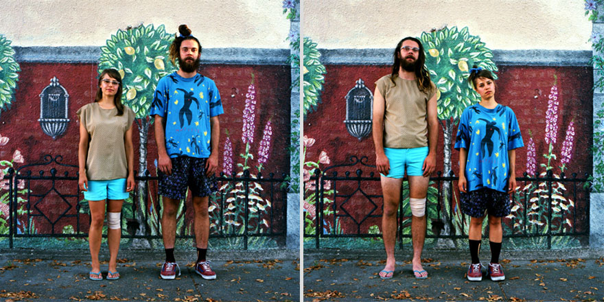 Couples Switch Outfits In Playful, Gender-Bending Photo Series By Hana Pesut (31 pics) Couples Switch Outfits In Playful, Gender-Bending Photo Series By Hana Pesut (31 pics)