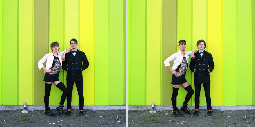 Couples Switch Outfits In Playful, Gender-Bending Photo Series By Hana Pesut (31 pics) Couples Switch Outfits In Playful, Gender-Bending Photo Series By Hana Pesut (31 pics)