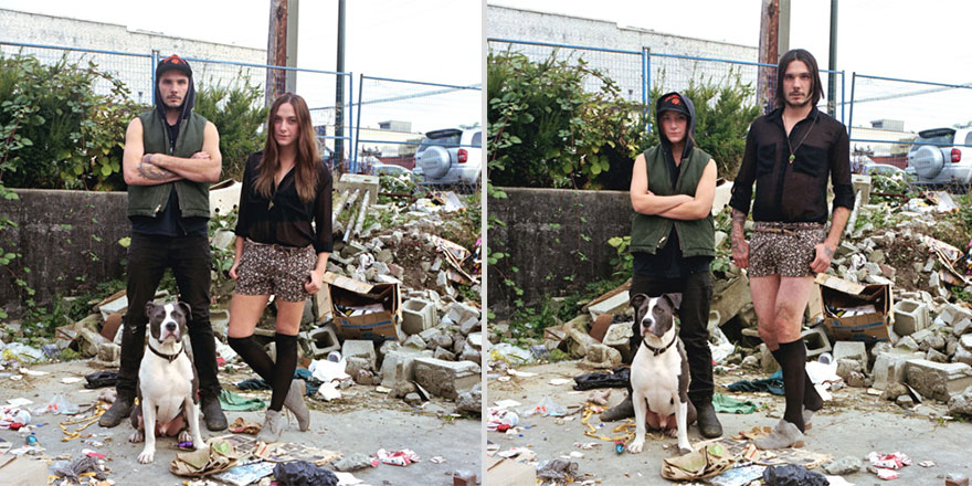 Couples Switch Outfits In Playful, Gender-Bending Photo Series By Hana Pesut (31 pics) Couples Switch Outfits In Playful, Gender-Bending Photo Series By Hana Pesut (31 pics)