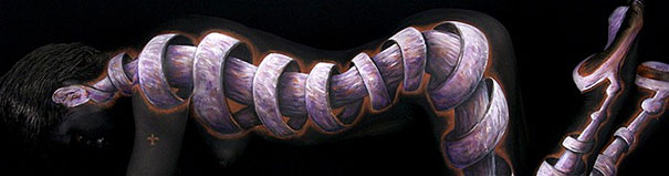 Amazing Body Art Illusions by Craig Tracy Amazing Body Art Illusions by Craig Tracy