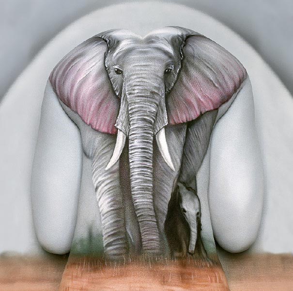 Amazing Body Art Illusions by Craig Tracy Amazing Body Art Illusions by Craig Tracy