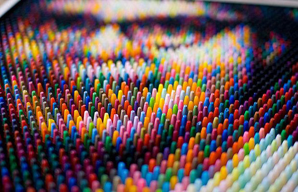 Stunning Crayon Pixel Art By Christian Faur