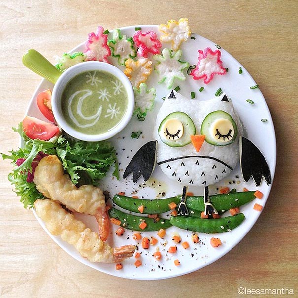 Stay-At-Home Mom Makes Creative Lunches For Her Kids, Becomes Internet Star