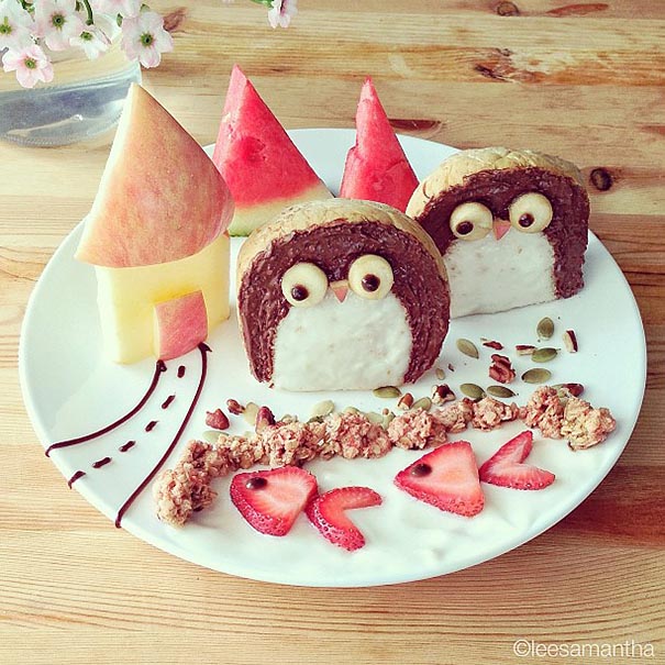 Stay-At-Home Mom Makes Creative Lunches For Her Kids, Becomes Internet Star