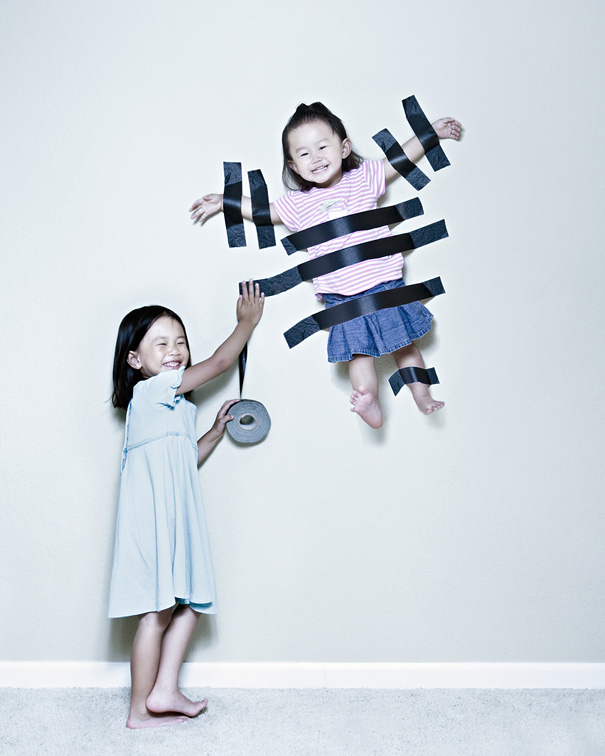 Creative Dad Takes Crazy Photos Of Daughters