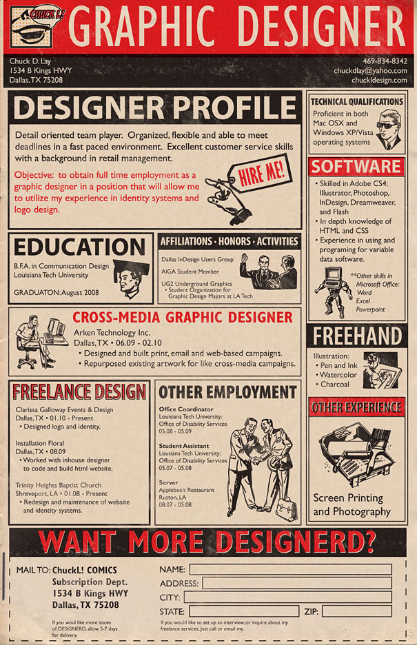 15 Cool and Creative Resumes