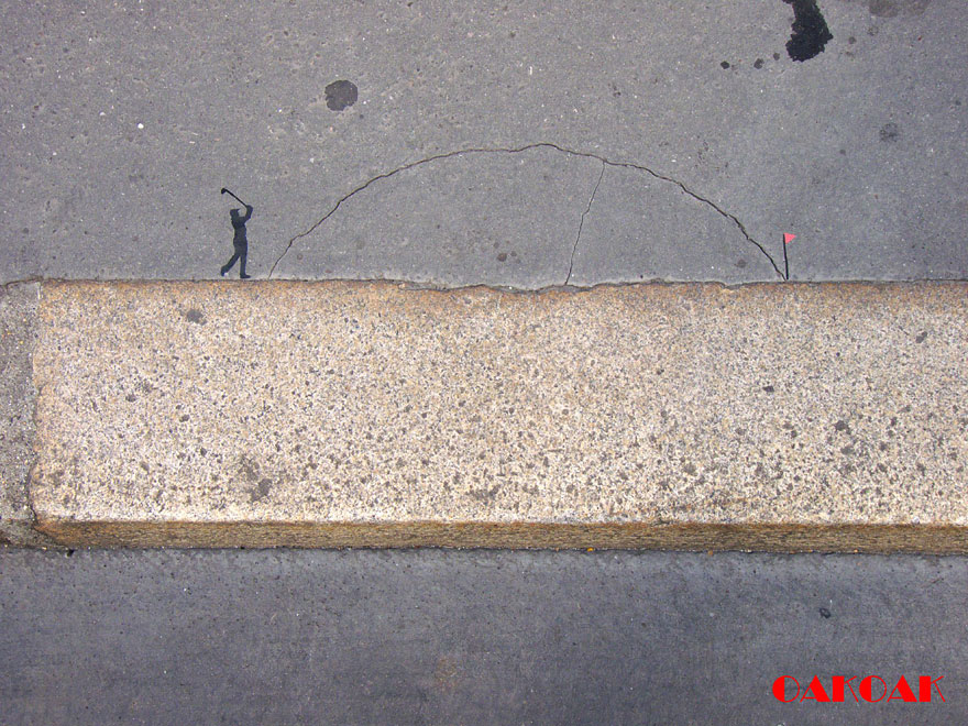 30 More Creative Street Art Works by OakoAk 30 More Creative Street Art Works by OakoAk