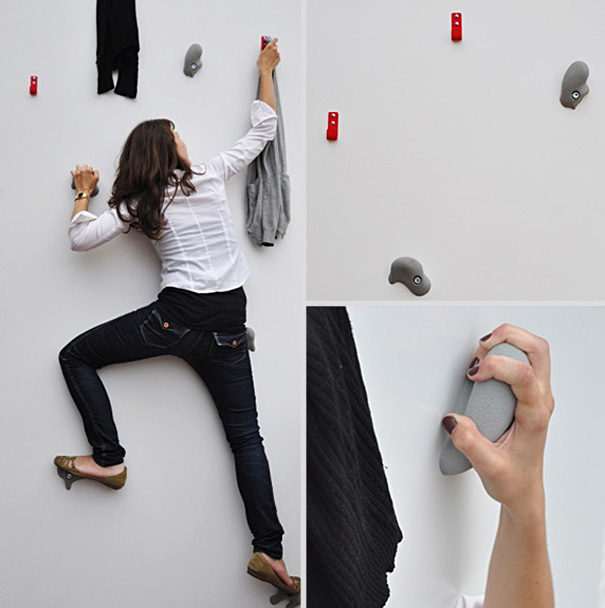 20 Cool and Creative Wall Hook Designs