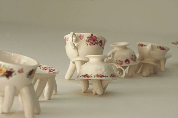 Creepy Tableware by Ronit Baranga Creepy Tableware by Ronit Baranga