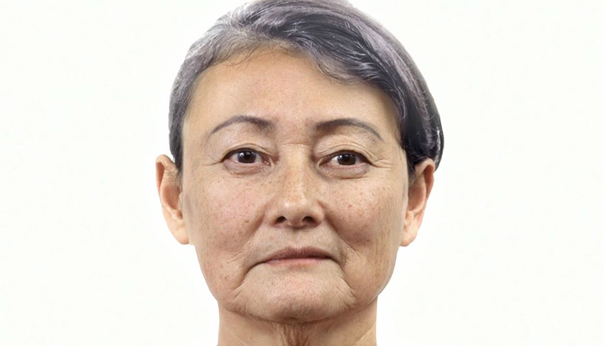 Hypnotizing Timelapse-like Ageing Video Turns Child Into Grandmother