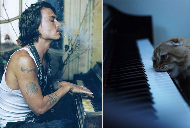 Girls' Favorite Things Brought Together: 25 Diptychs of Hot Guys and Kittens Girls' Favorite Things Brought Together: 25 Diptychs of Hot Guys and Kittens