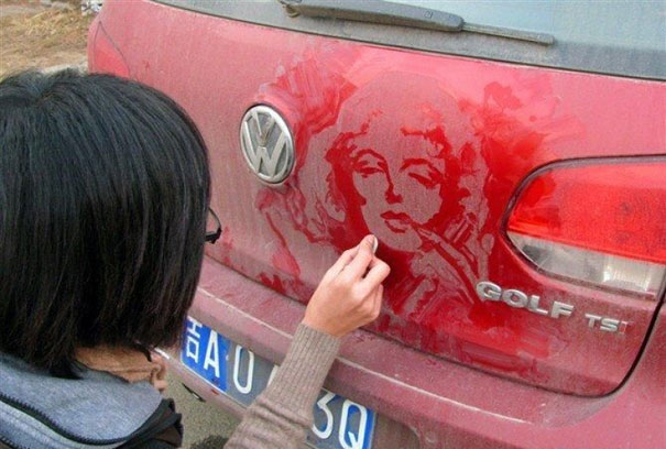 Dirty Car Art by Tamara Navarro