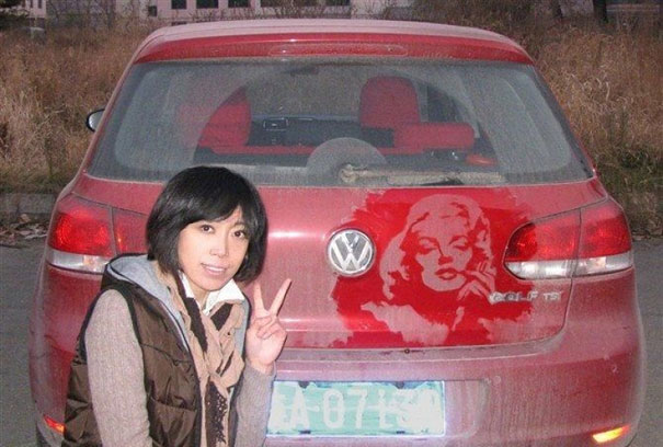 Dirty Car Art by Tamara Navarro