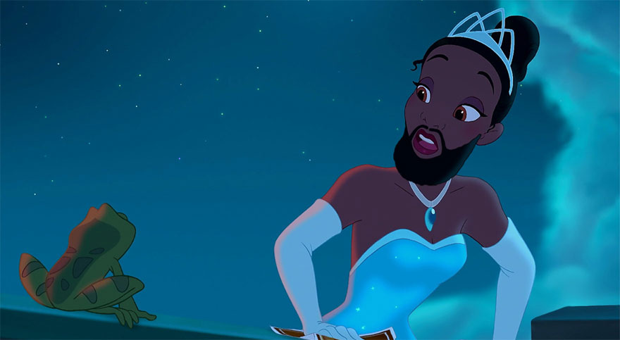 Disney Princesses With Beards By Adam Ellis