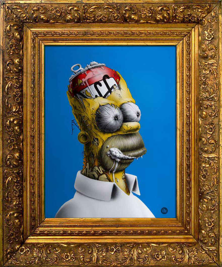 Distroy: Creepy Pencil Drawings Of Famous Cartoon Characters