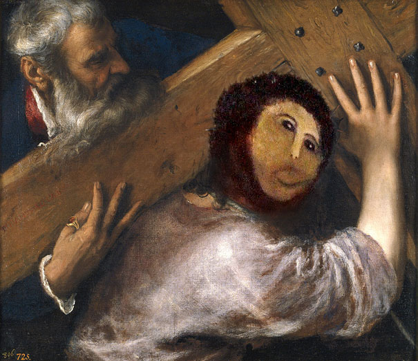 Hilarious Internet Reactions to the Botched Ecce Homo Restoration Hilarious Internet Reactions to the Botched Ecce Homo Restoration