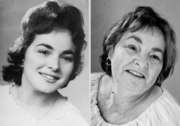 Before and After Portraits Reveal the Effects of Time and Aging Before and After Portraits Reveal the Effects of Time and Aging