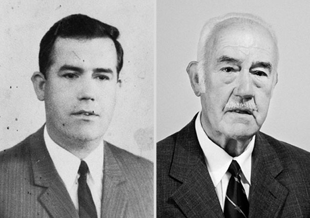 Before and After Portraits Reveal the Effects of Time and Aging Before and After Portraits Reveal the Effects of Time and Aging