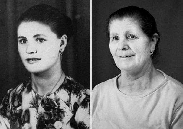 Before and After Portraits Reveal the Effects of Time and Aging Before and After Portraits Reveal the Effects of Time and Aging