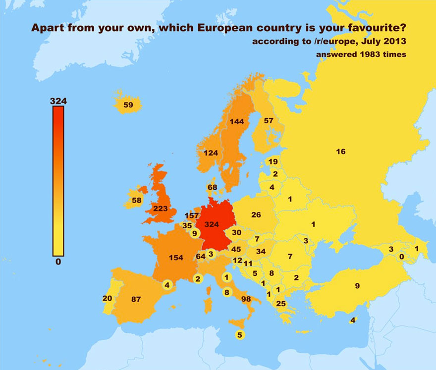 Poll Reveals Europe's Drunkest, Hottest and Silliest-Sounding Countries Poll Reveals Europe's Drunkest, Hottest and Silliest-Sounding Countries