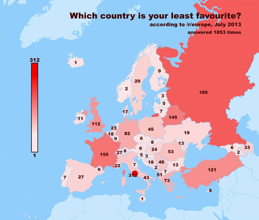 Poll Reveals Europe's Drunkest, Hottest and Silliest-Sounding Countries Poll Reveals Europe's Drunkest, Hottest and Silliest-Sounding Countries