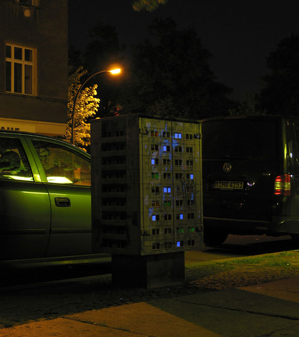 Miniature Buildings: Street Art by EVOL Miniature Buildings: Street Art by EVOL