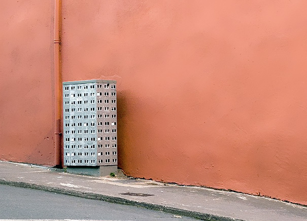 Miniature Buildings: Street Art by EVOL Miniature Buildings: Street Art by EVOL