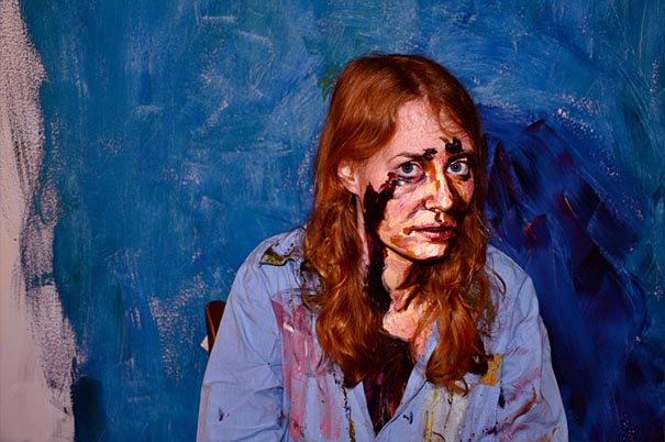 Painting Photographs by Alexa Meade