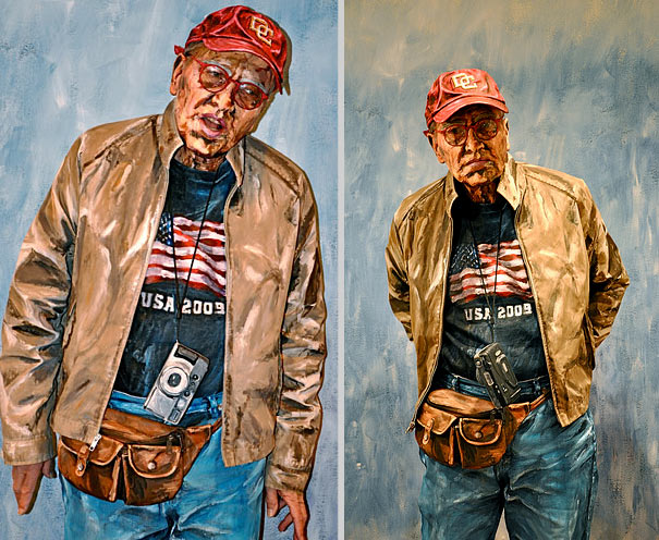 Painting Photographs by Alexa Meade