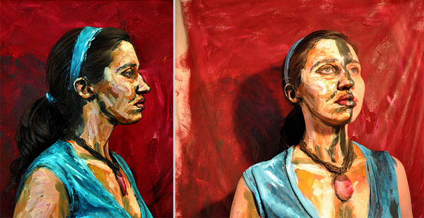 Painting Photographs by Alexa Meade