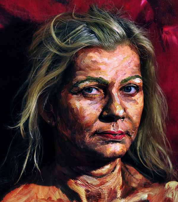 Painting Photographs by Alexa Meade