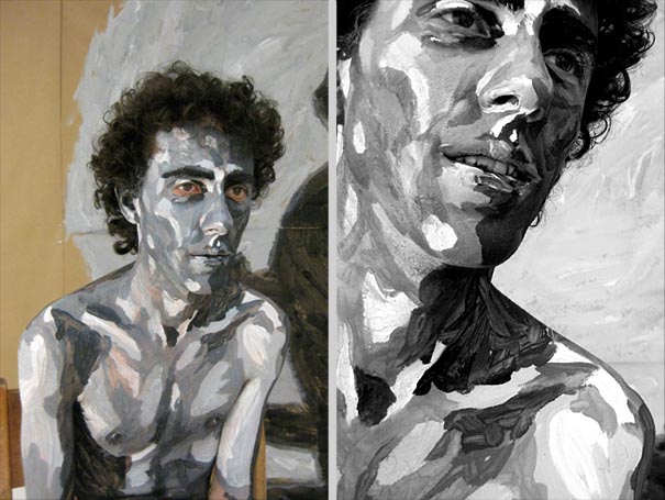 Painting Photographs by Alexa Meade