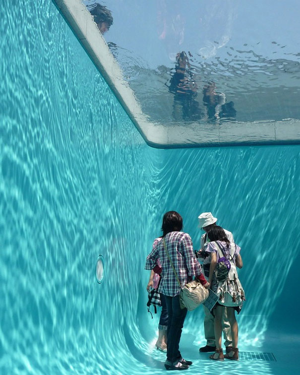 Fake Swimming Pool by Leandro Erlich