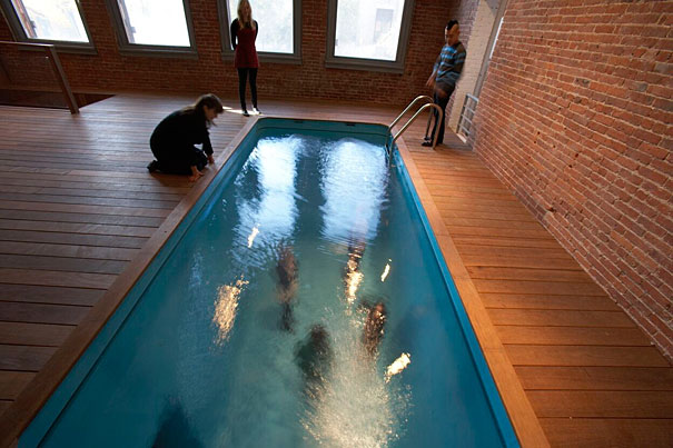 Fake Swimming Pool by Leandro Erlich Fake Swimming Pool by Leandro Erlich
