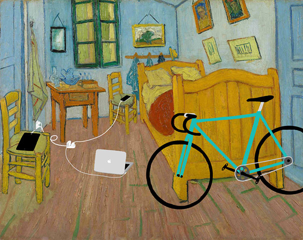 Famous Paintings Updated With 21st-Century Gadgets Famous Paintings Updated With 21st-Century Gadgets