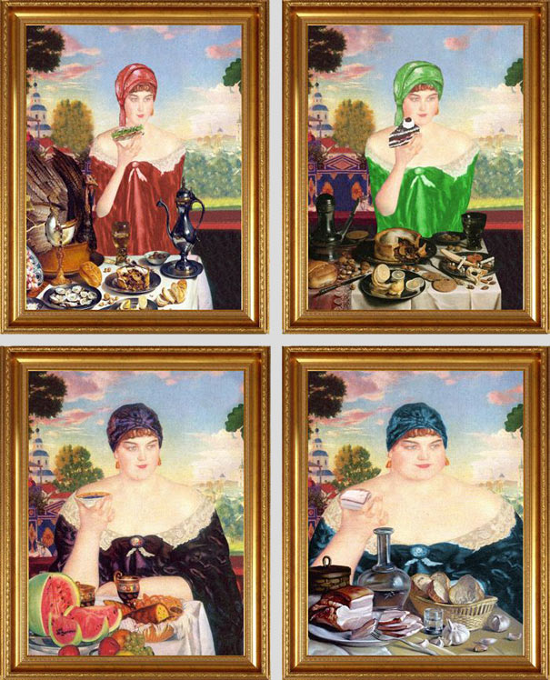 Famous Paintings: Before and After Famous Paintings: Before and After