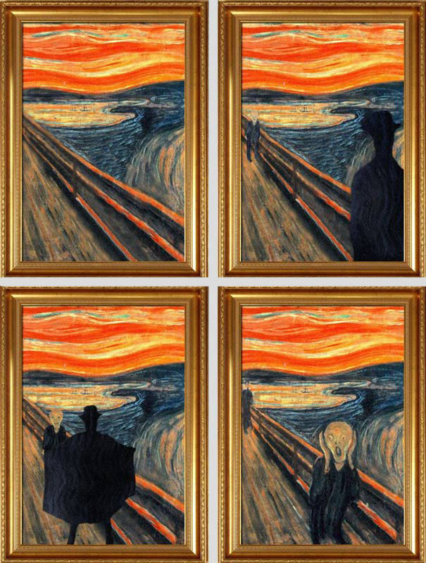 Famous Paintings: Before and After Famous Paintings: Before and After