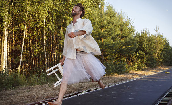 170 Foot Long Trampoline in the Woods of Russia 170 Foot Long Trampoline in the Woods of Russia