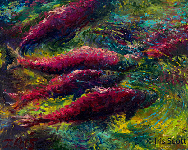Amazing Finger Paintings by Iris Scott Amazing Finger Paintings by Iris Scott