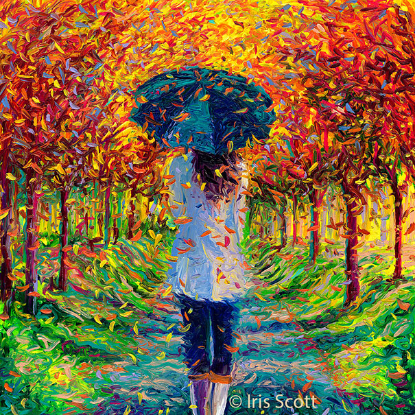 Amazing Finger Paintings by Iris Scott Amazing Finger Paintings by Iris Scott
