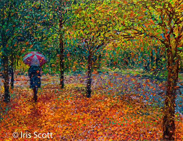 Amazing Finger Paintings by Iris Scott