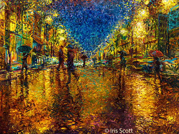 Amazing Finger Paintings by Iris Scott