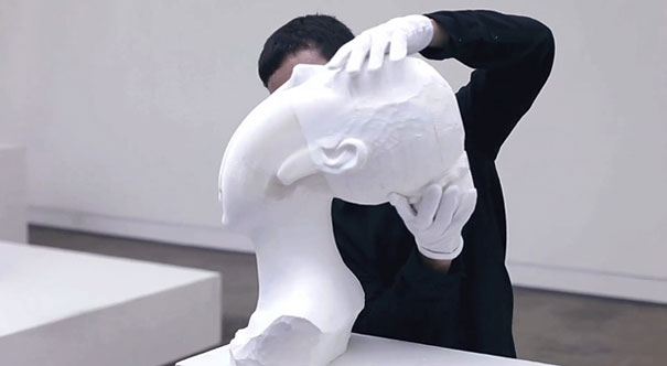 Flexible Paper Sculptures by Li Hongbo