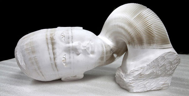 Flexible Paper Sculptures by Li Hongbo Flexible Paper Sculptures by Li Hongbo