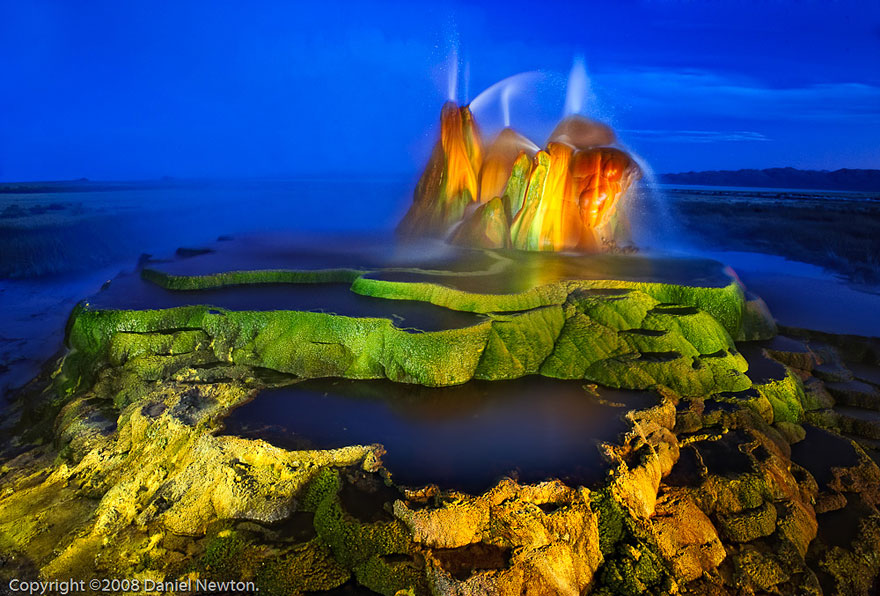 Incredible Fly Geyser in Nevada Created Purely by Accident